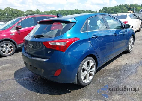 2013 Hyundai Elantra Gt из США, поврежденный, VIN KMHD35LEXDU135574